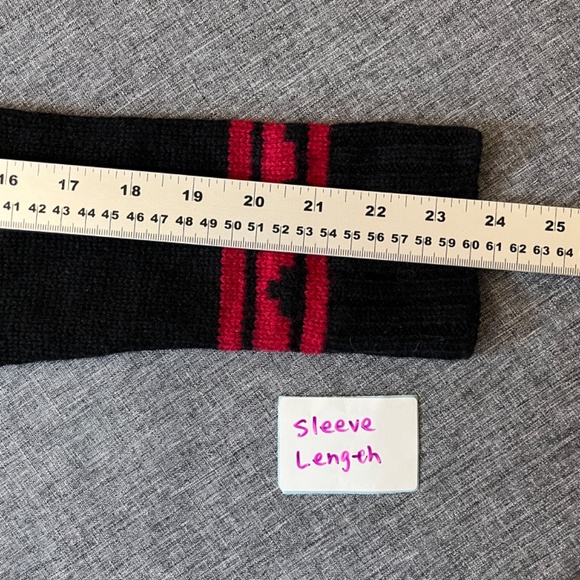 Polo Ralph Lauren Aztec Lambswool Blend Zip Sweater - Women's Size Petite Small - Picture 7 of 9